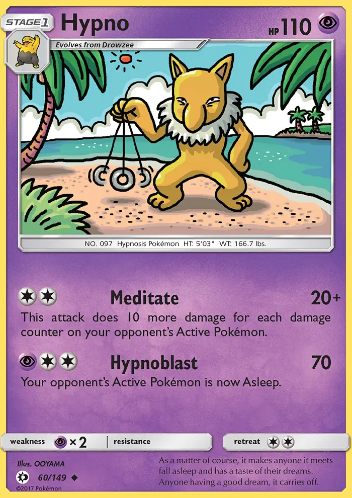 Hypno, Sun & Moon 60