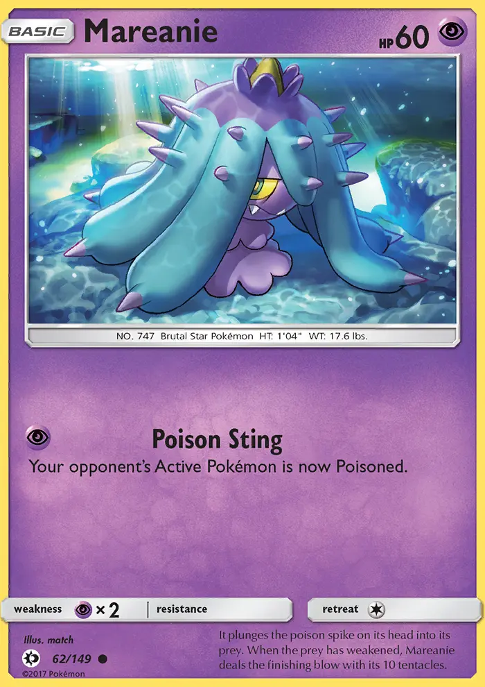 Mareanie, Sun & Moon 62