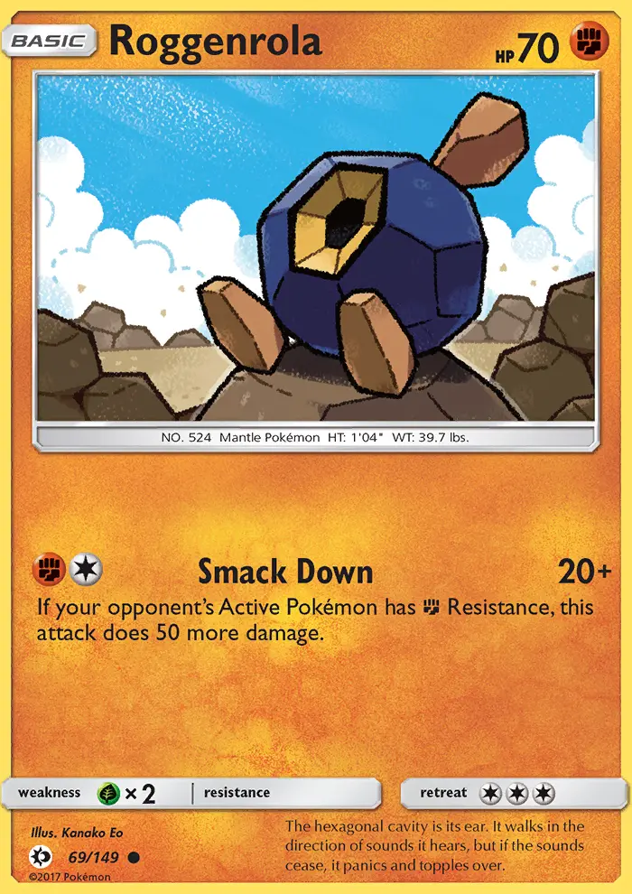 Roggenrola, Sun & Moon 69