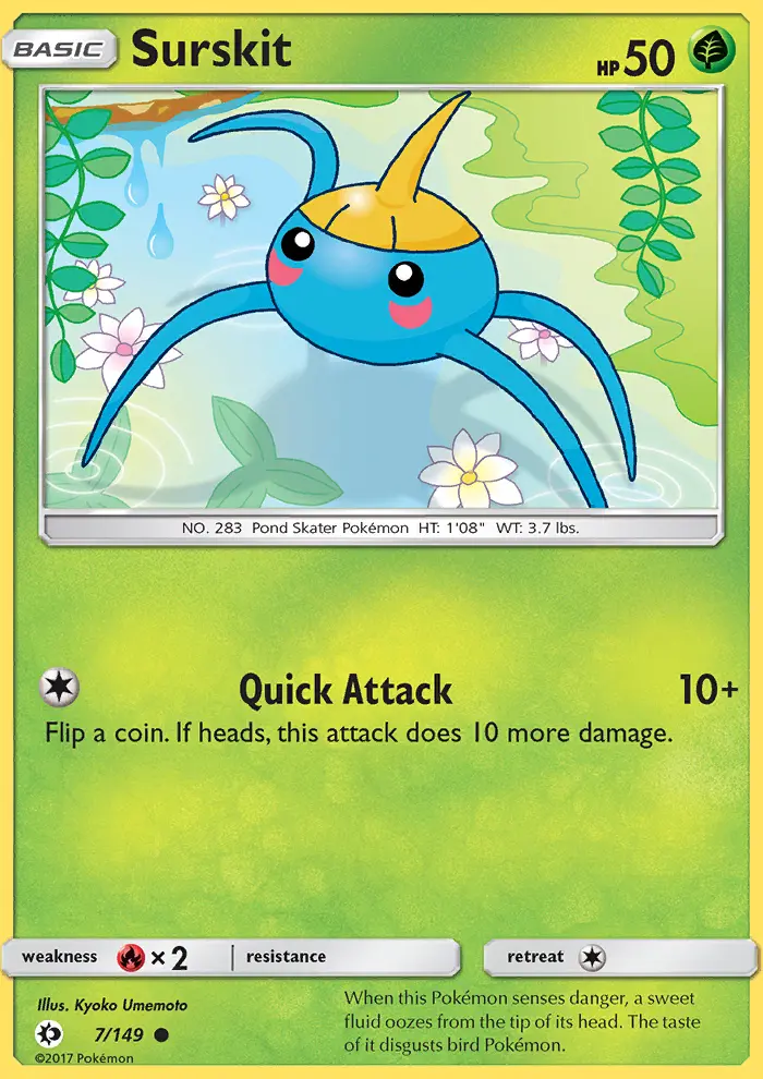 Surskit, Sun & Moon 7