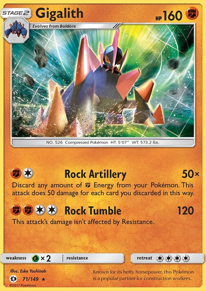 Gigalith, Sun & Moon 71