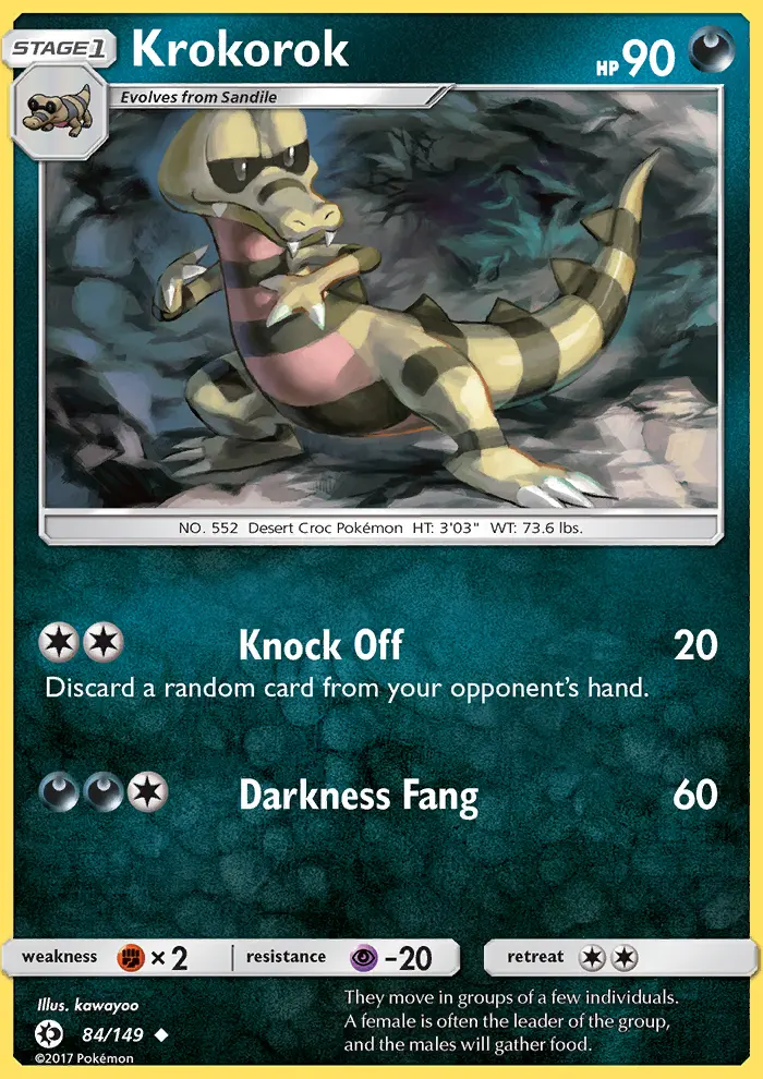 Krokorok, Sun & Moon 84