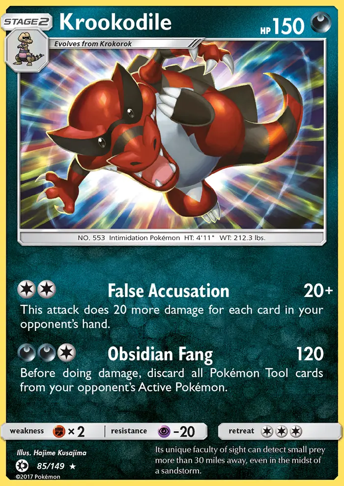 Krookodile, Sun & Moon 85