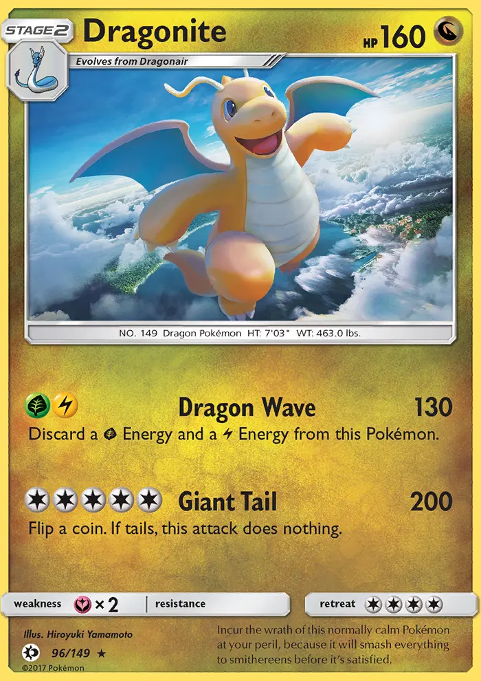 Dragonite, Sun & Moon 96
