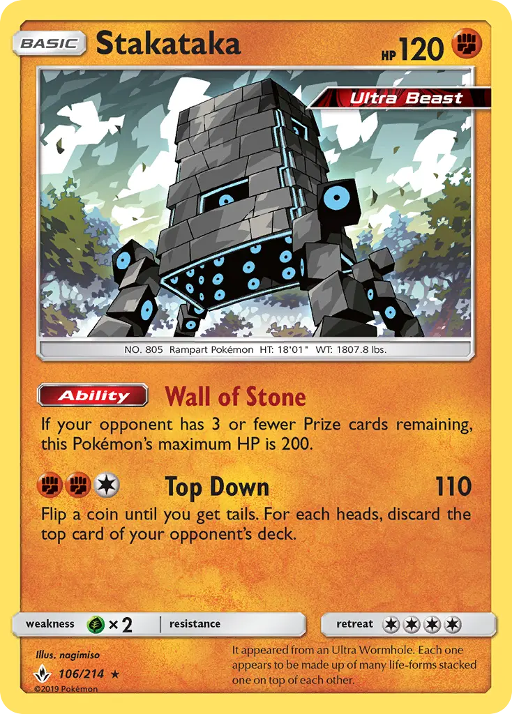 Stakataka, Unbroken Bonds 106