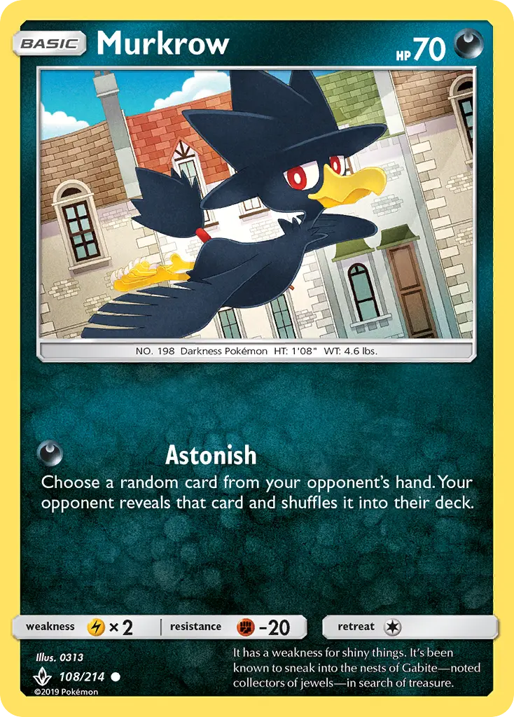 Murkrow, Unbroken Bonds 108