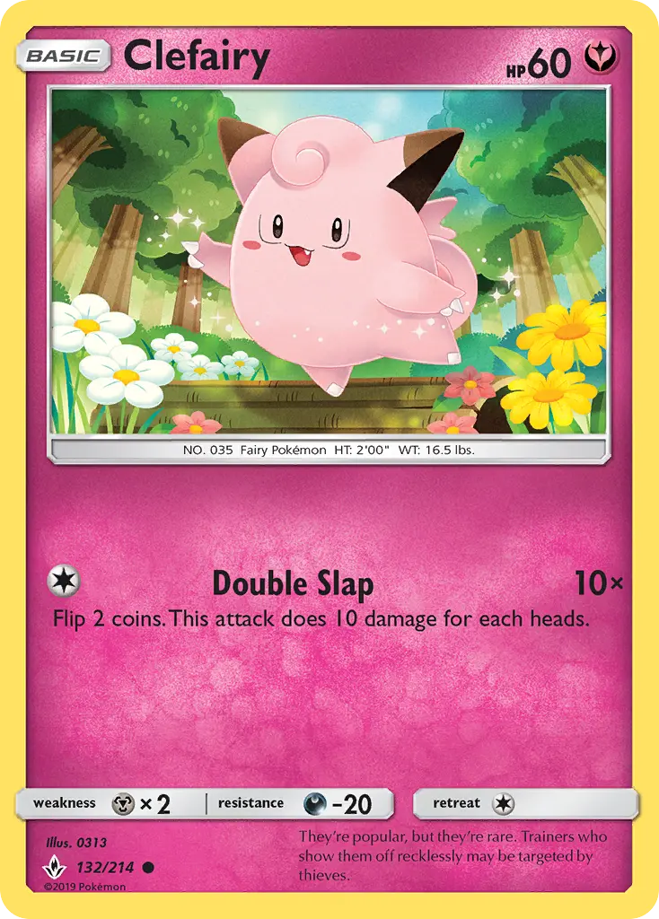 Clefairy, Unbroken Bonds 132
