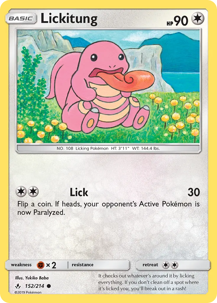 Lickitung, Unbroken Bonds 152