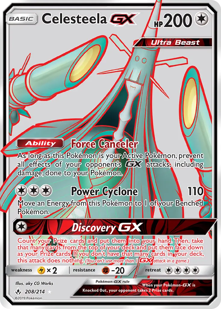 Celesteela GX, Unbroken Bonds 208