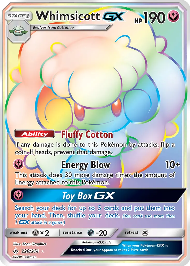 Whimsicott GX, Unbroken Bonds 226