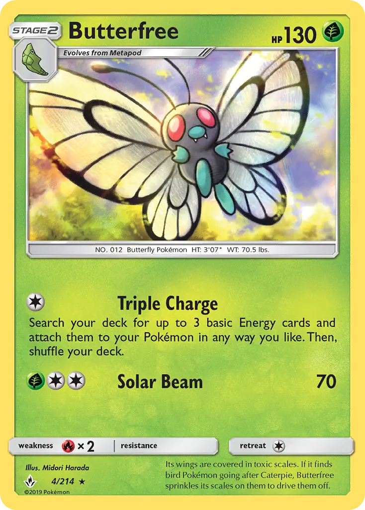 Butterfree, Unbroken Bonds 4