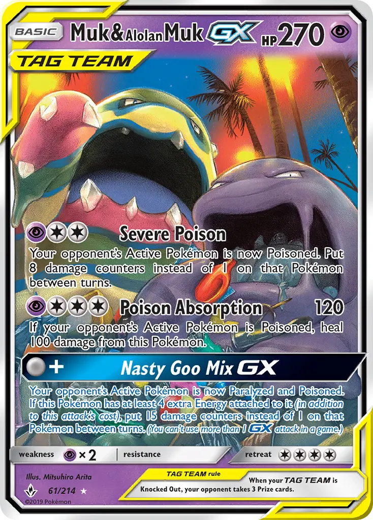 Muk & Alolan Muk GX, Unbroken Bonds 61