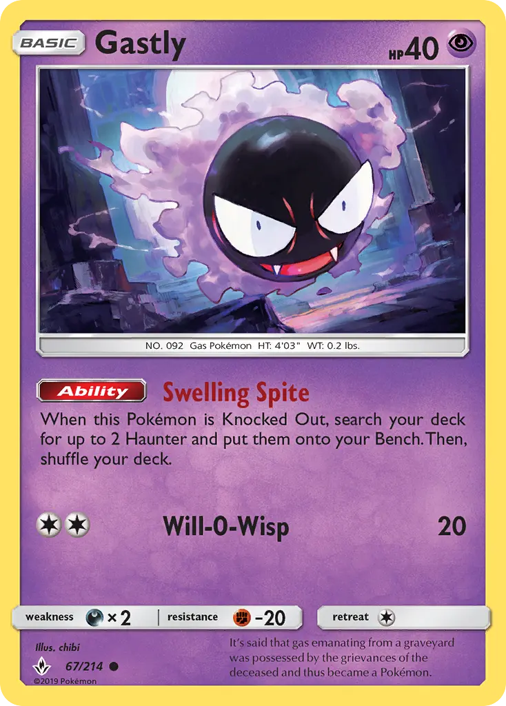 Gastly, Unbroken Bonds 67