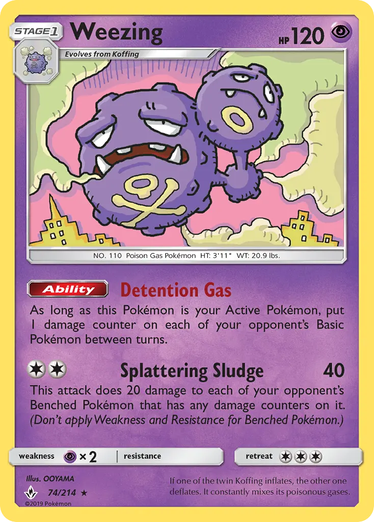Weezing, Unbroken Bonds 74