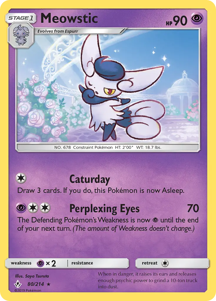 Meowstic, Unbroken Bonds 80