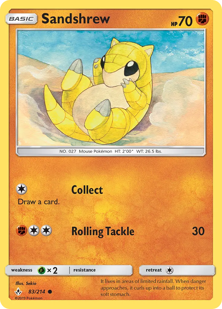 Sandshrew, Unbroken Bonds 83