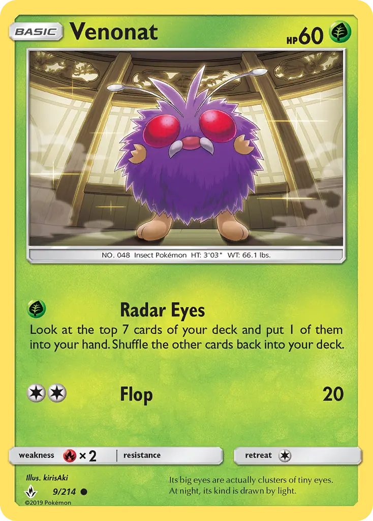 Venonat, Unbroken Bonds 9