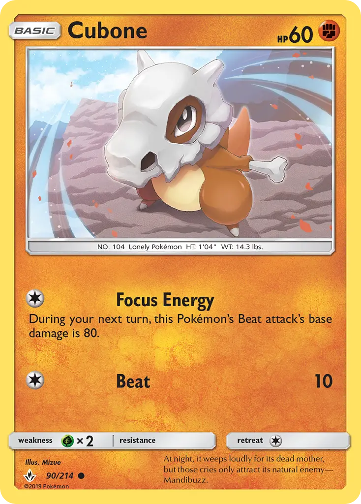 Cubone, Unbroken Bonds 90