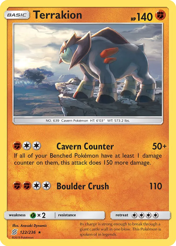 Terrakion, Unified Minds 122