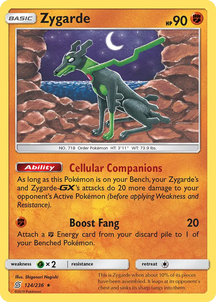Zygarde, Unified Minds 124