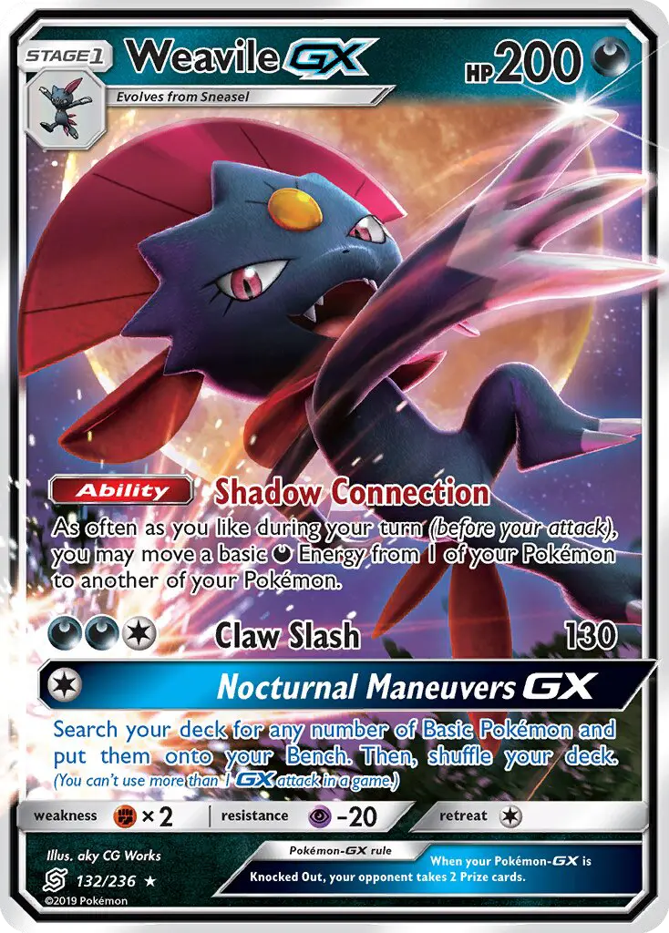 Weavile GX, Unified Minds 132