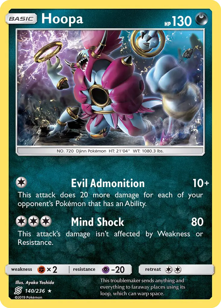 Hoopa, Unified Minds 140