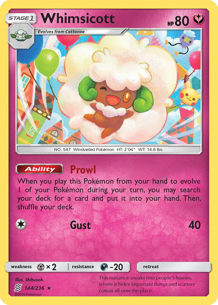 Whimsicott, Unified Minds 144