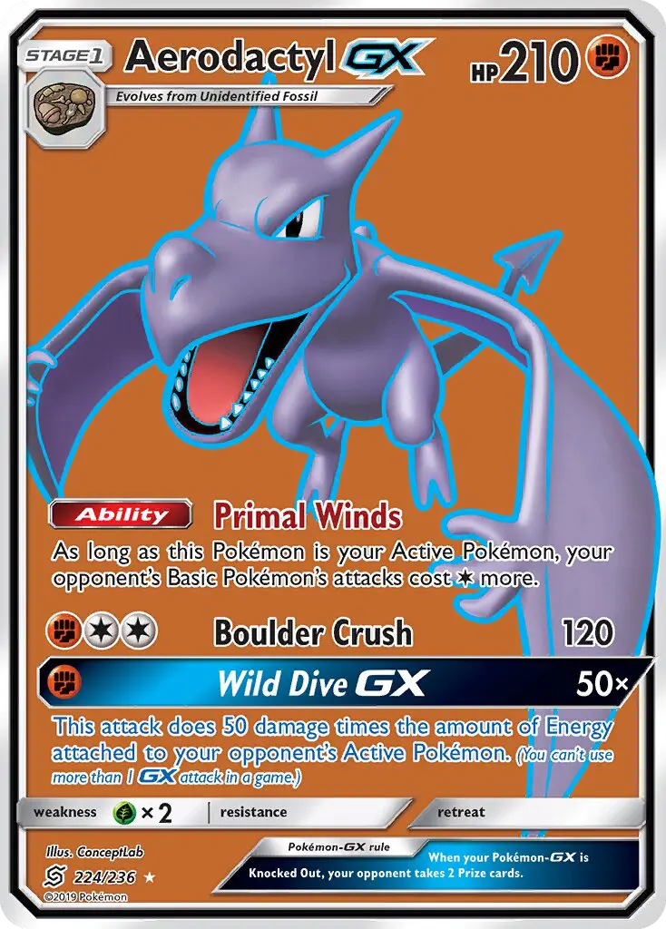 Aerodactyl GX, Unified Minds 224