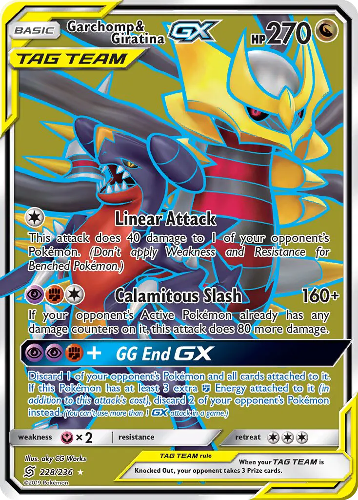 Garchomp & Giratina GX, Unified Minds 228