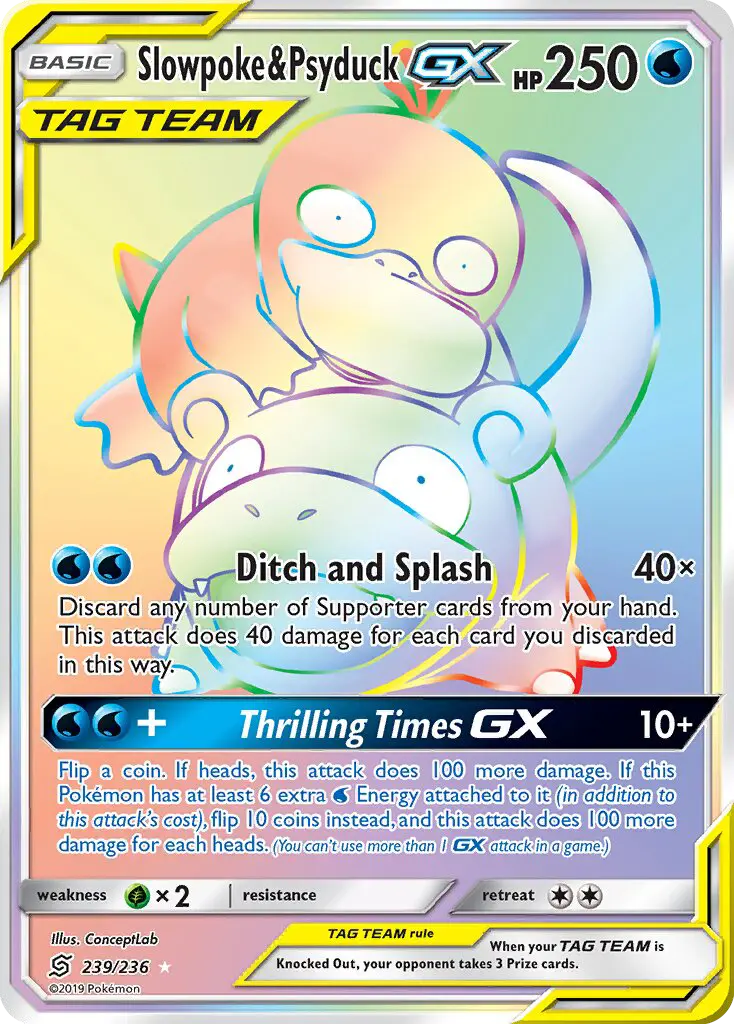 Slowpoke & Psyduck GX, Unified Minds 239