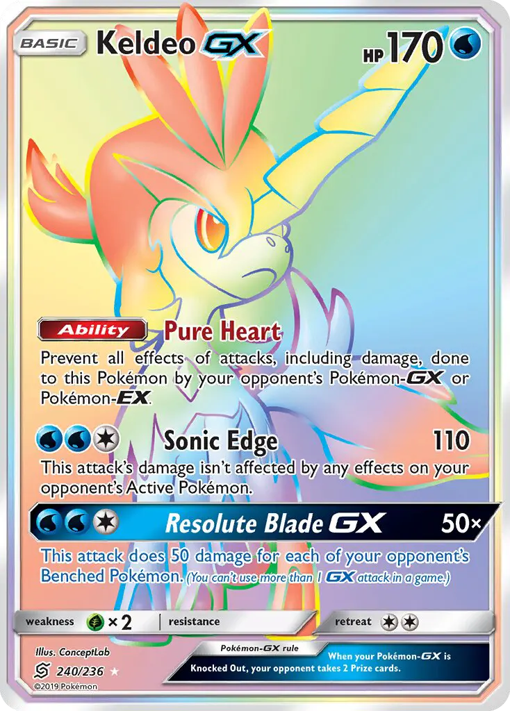 Keldeo GX, Unified Minds 240