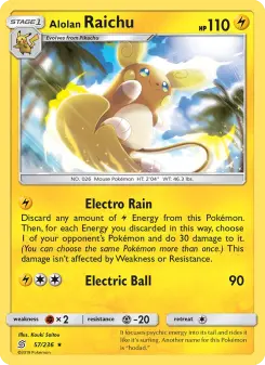 Raichu d’Alola, Harmonie des Esprits 57