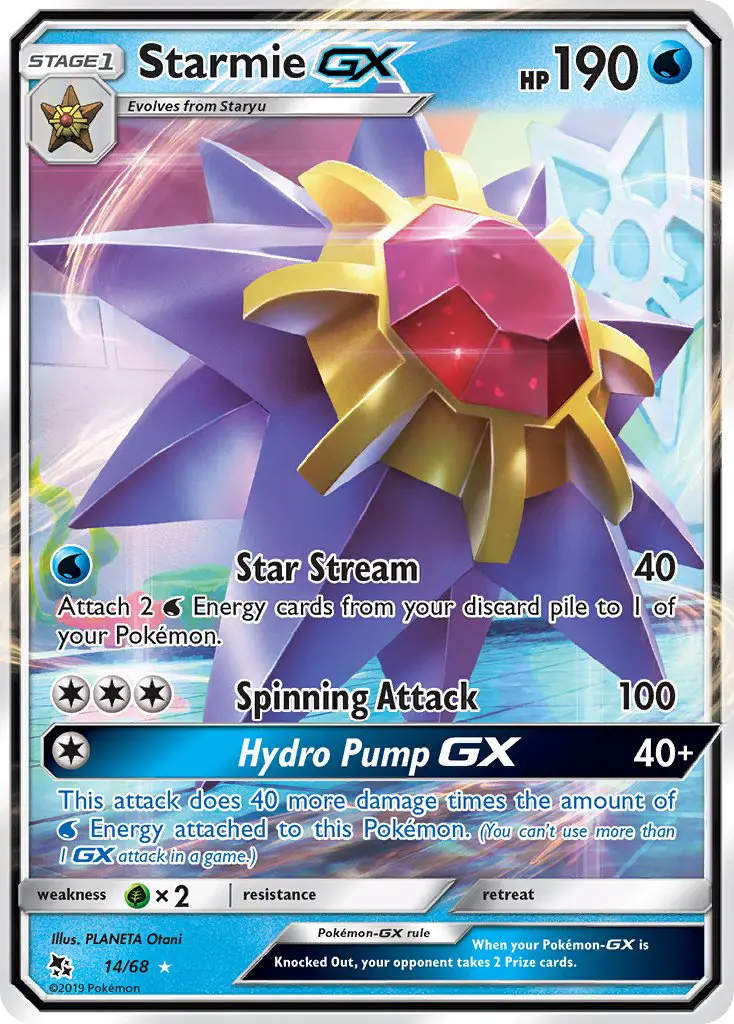 Starmie GX, Hidden Fates 14