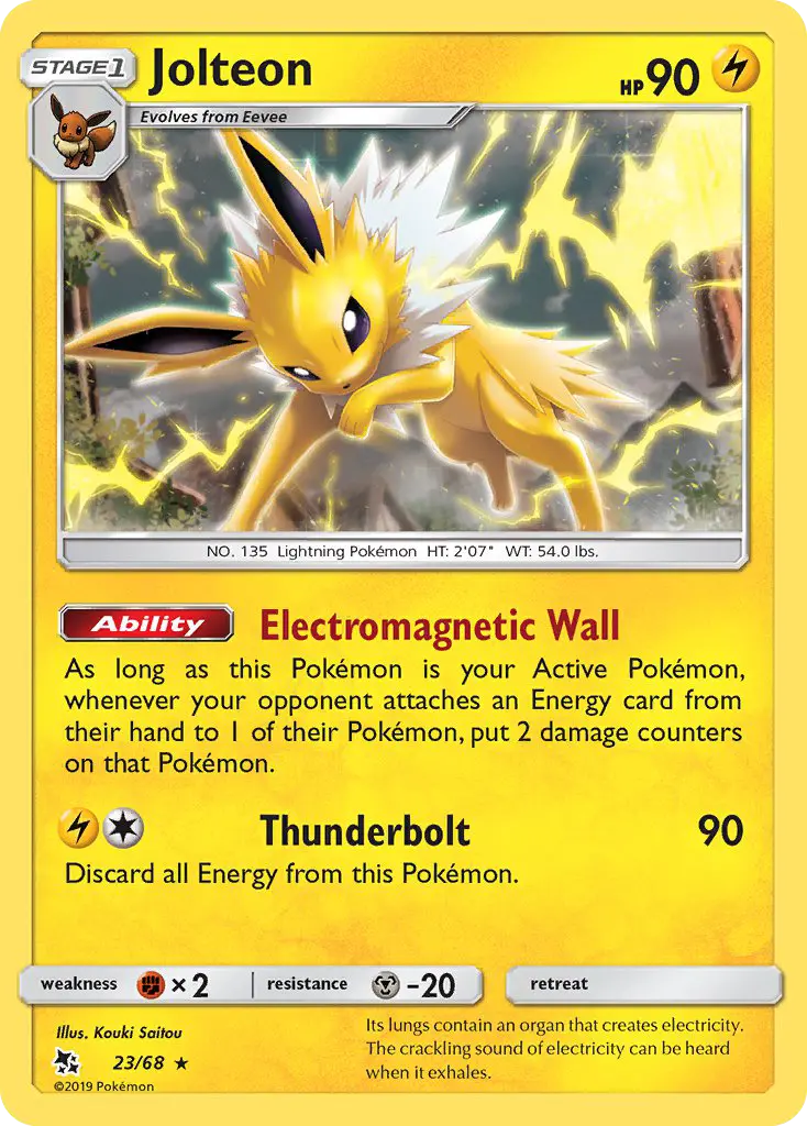 Jolteon, Hidden Fates 23