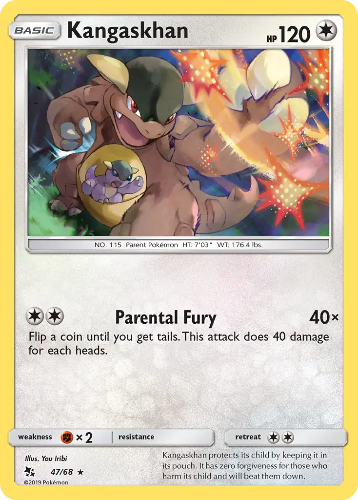 Kangaskhan, Hidden Fates 47