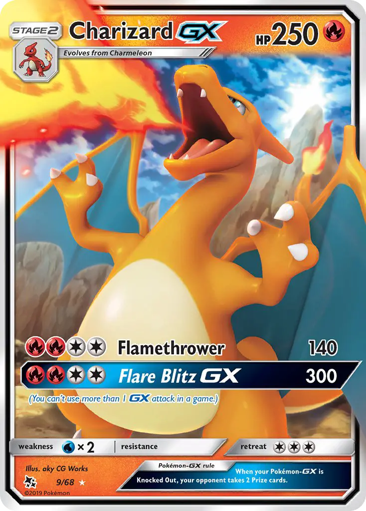 Charizard GX, Hidden Fates 9