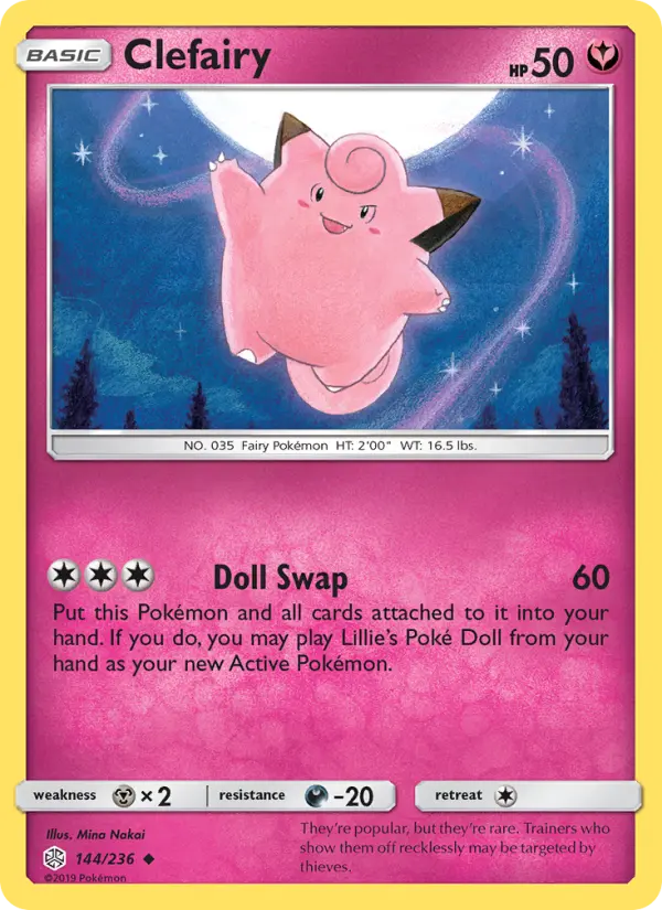 Clefairy, Cosmic Eclipse 144