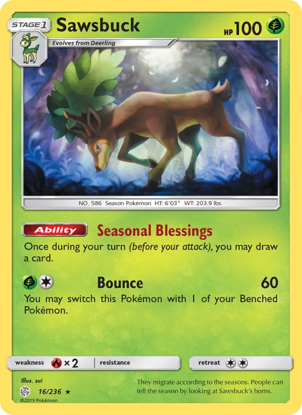 Sawsbuck, Cosmic Eclipse 16
