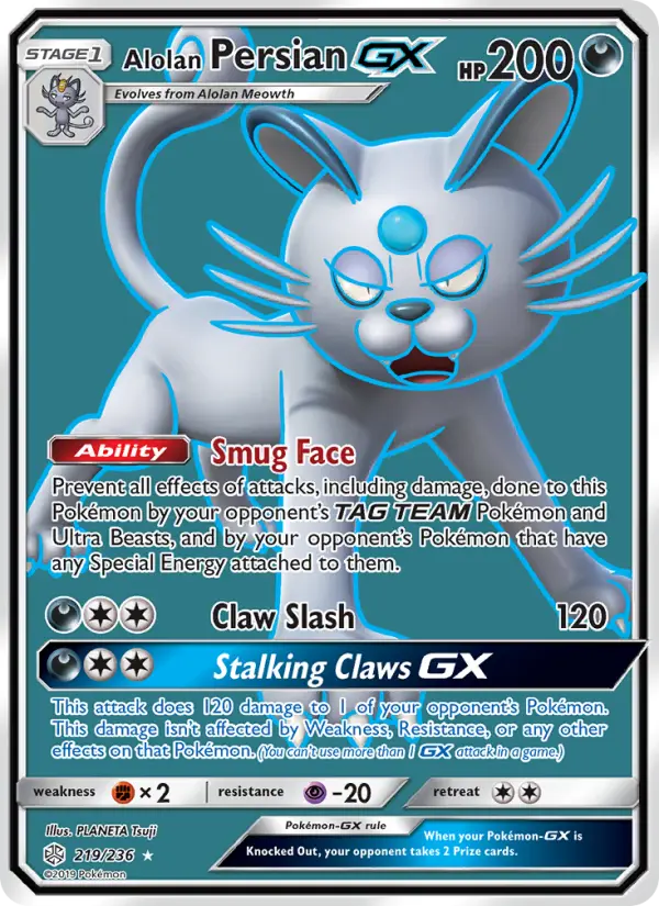 Alolan Persian GX, Cosmic Eclipse 219
