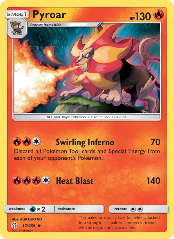 Pyroar, Cosmic Eclipse 37
