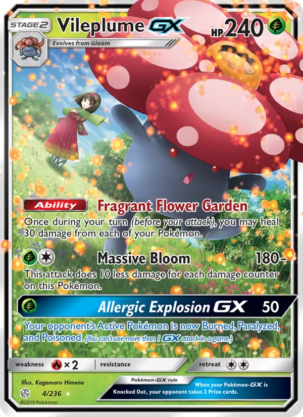 Vileplume GX, Cosmic Eclipse 4