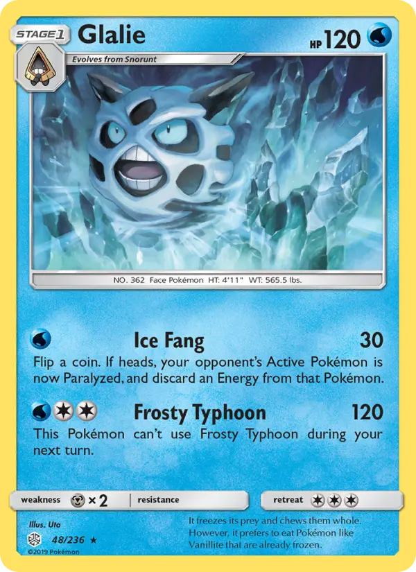 Glalie, Cosmic Eclipse 48