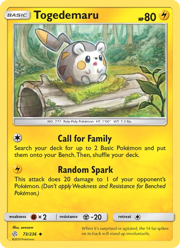 Togedemaru, Cosmic Eclipse 73