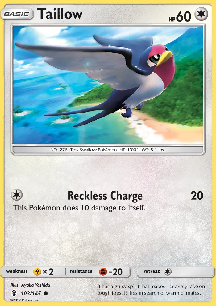 Taillow, Guardians Rising 103