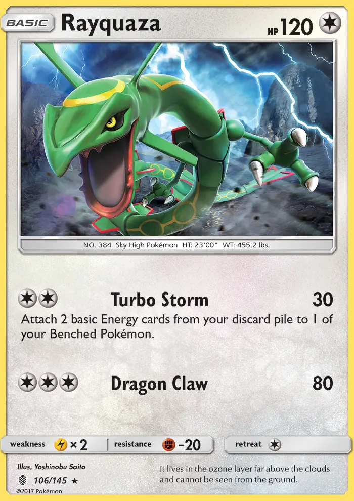 Rayquaza, Guardians Rising 106