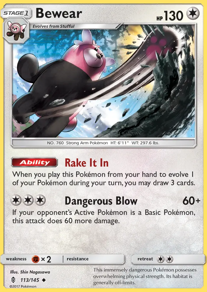 Bewear, Guardians Rising 113