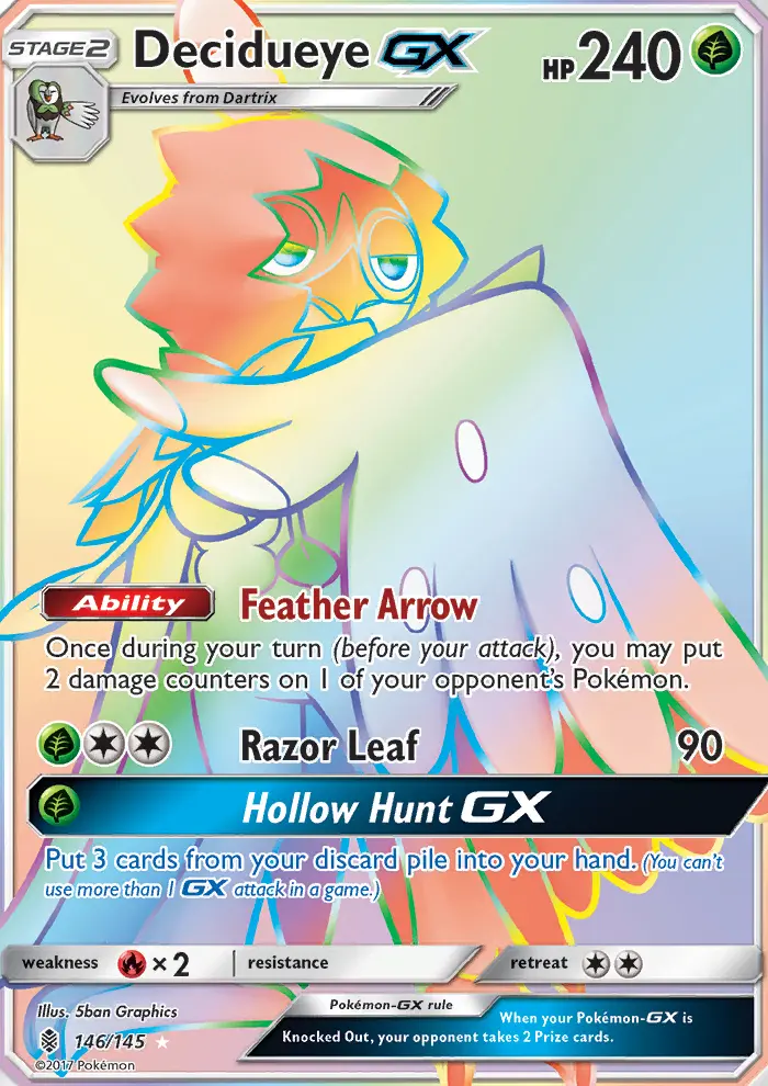 Decidueye GX, Guardians Rising 146