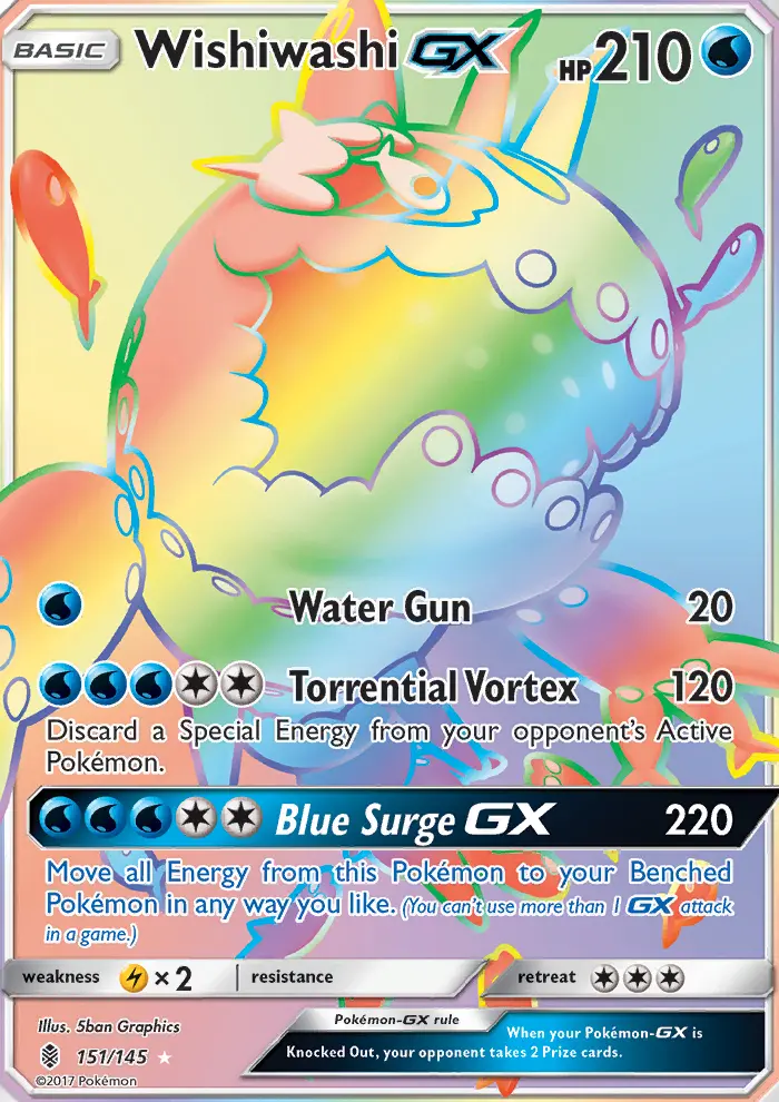 Wishiwashi GX, Guardians Rising 151