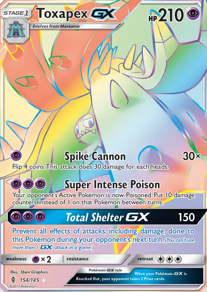 Toxapex GX, Guardians Rising 154