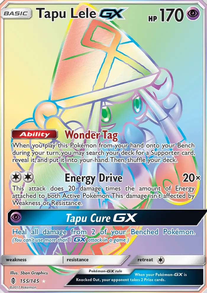 Tapu Lele GX, Guardians Rising 155